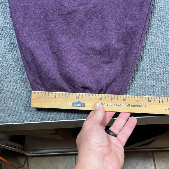 Logo Lounge Sweat Pants Women's Plus 3X Purple Drawstring Casual Stretch Relax - Picture 9 of 10